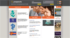 Desktop Screenshot of pcongress.hu